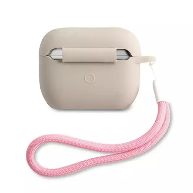 Guess GUACAPLSVSGP AirPods Pro cover gray pink/grey pink Silicone Vintage 1