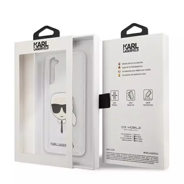 Karl Lagerfeld KLHCS21MKTR S21+ G996 hardcase Transparent Karl`s Head 14