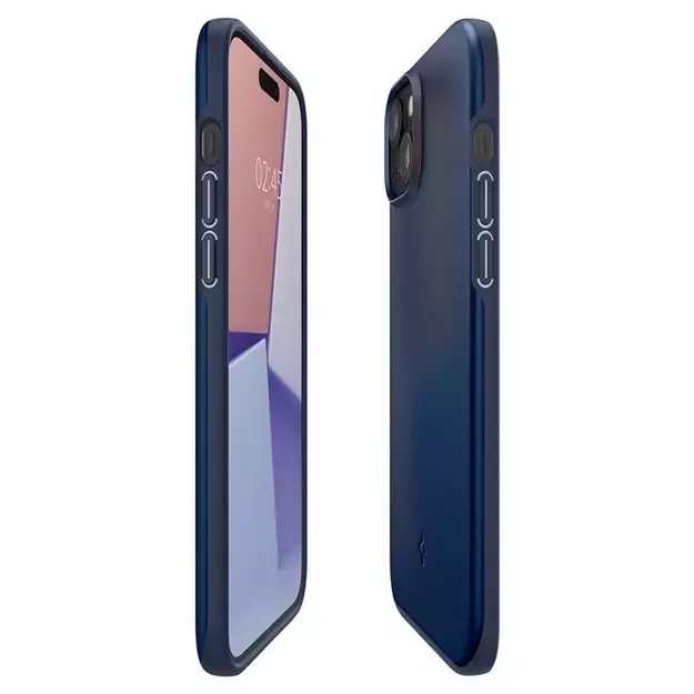 Spigen Thin Fit iPhone 15 Plus Case - Blue 14
