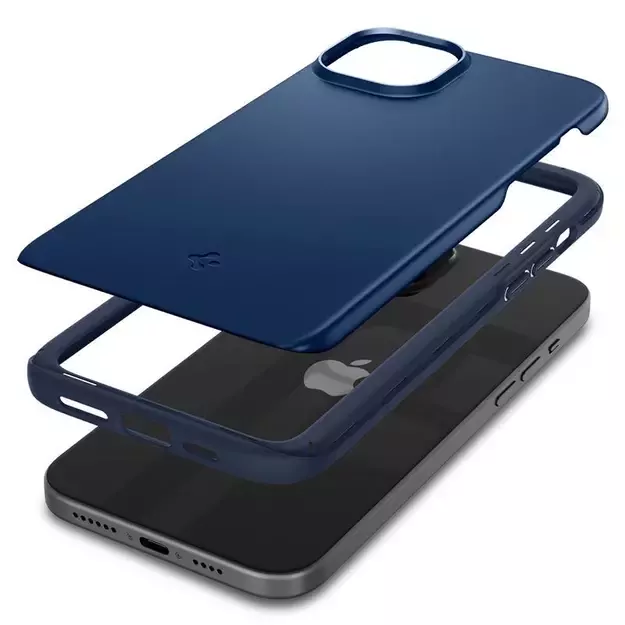 Spigen Thin Fit iPhone 15 Plus Case - Blue 18