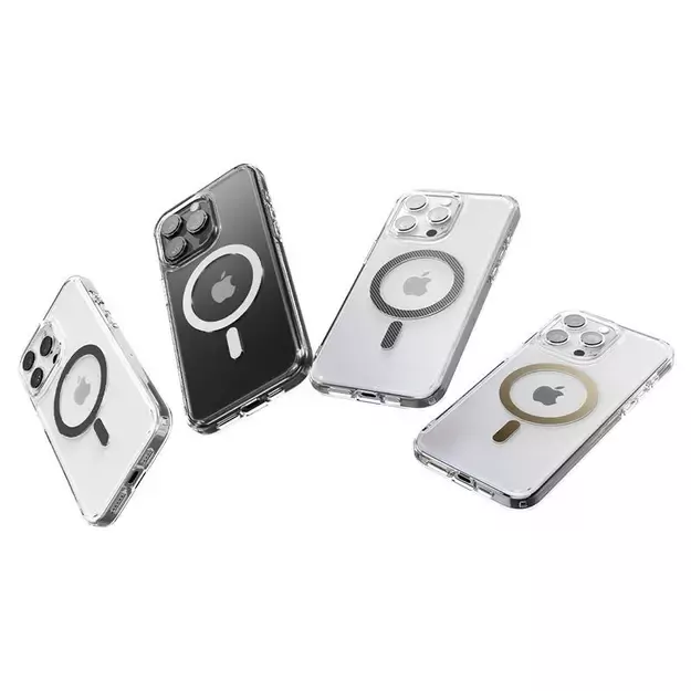 Spigen Ultra Hybrid Mag Case with MagSafe for iPhone 15 Pro - Clear Black 27