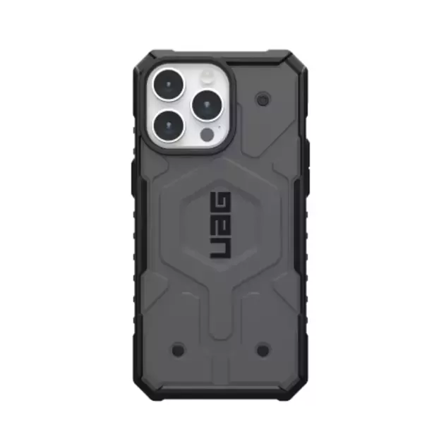 UAG Pathfinder MagSafe case for iPhone 15 Pro Max - silver