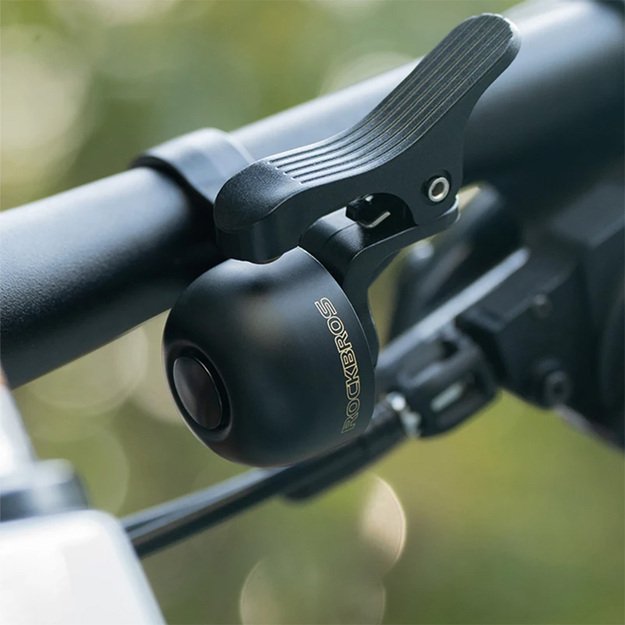 Rockbros 34210007002 bicycle bell for the right side of the handlebar - black 4