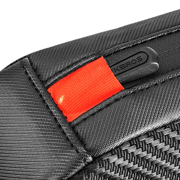 Rockbros 039BK bicycle frame bag 1 l with braid - black 6