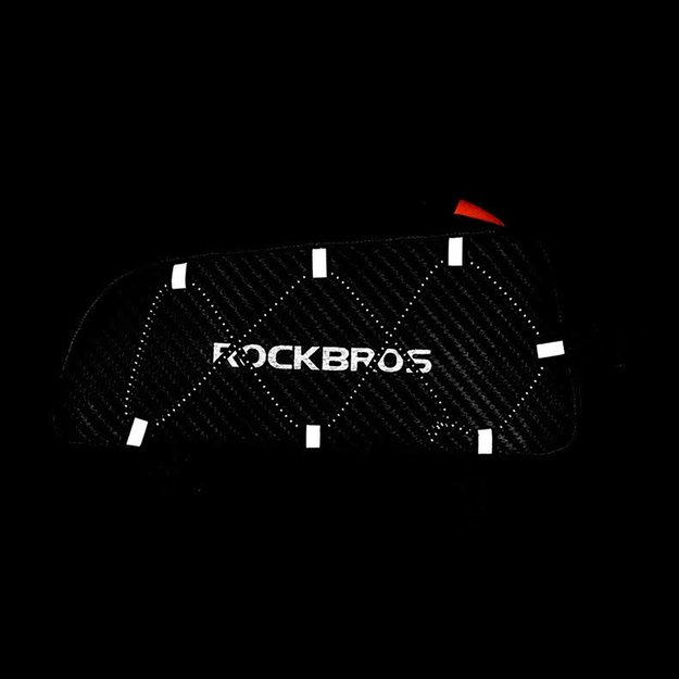 Rockbros 039BK bicycle frame bag 1 l with braid - black 8