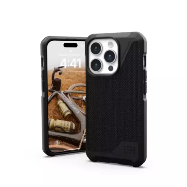 UAG Metropolis LT MagSafe case for iPhone 15 Pro - black kevlar 3