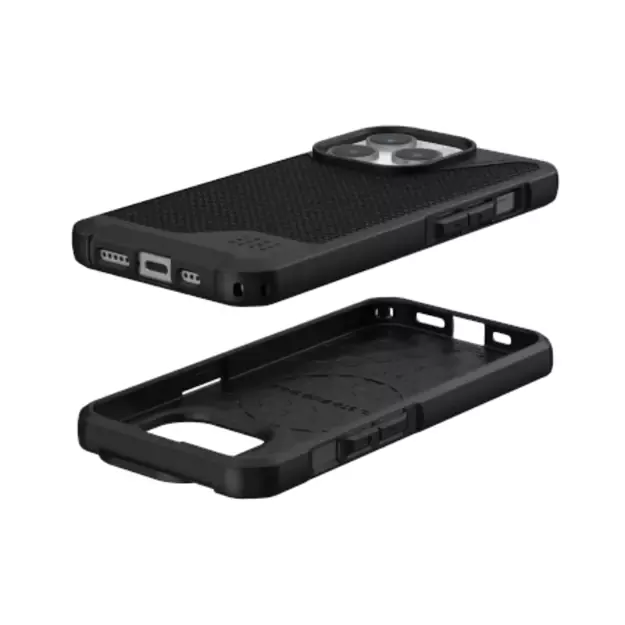 UAG Metropolis LT MagSafe case for iPhone 15 Pro - black kevlar 4