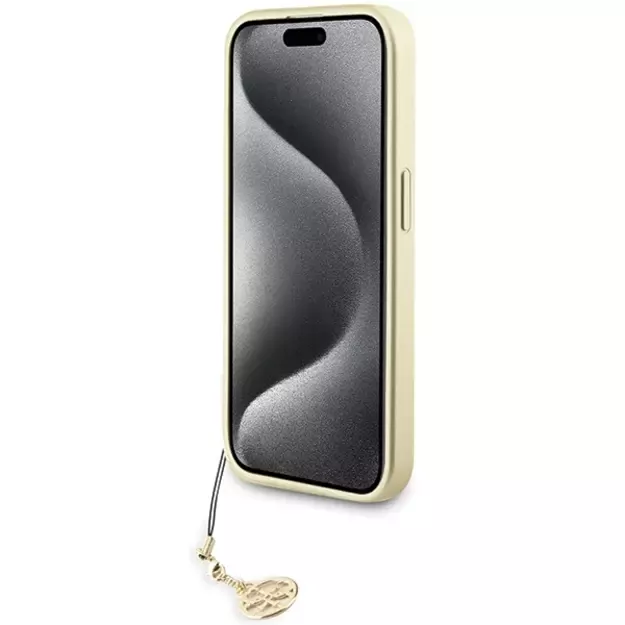 Guess GUHCP15LGF4GGR iPhone 15 Pro 6.1&quot  gray/gray hardcase 4G Charms Collection 11