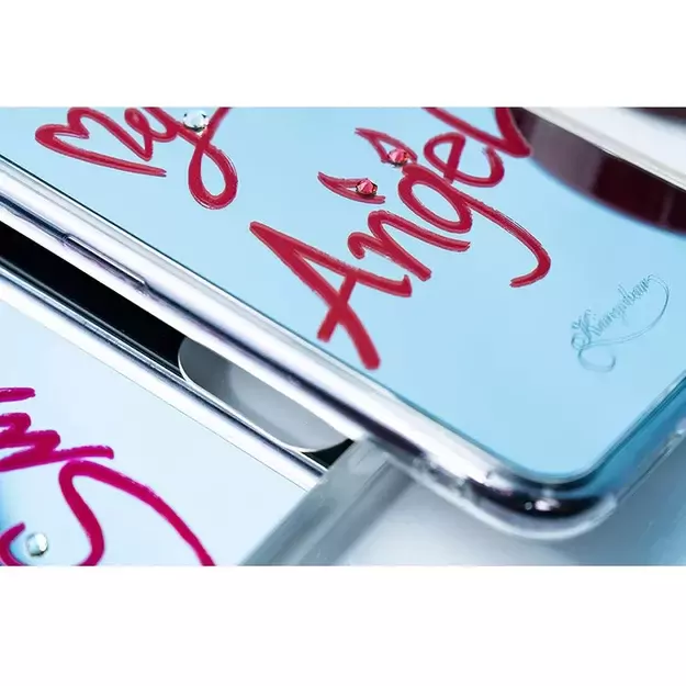 Kingxbar Angel mirror case decorated with original Swarovski crystals iPhone 11 Pro Max transparent 9