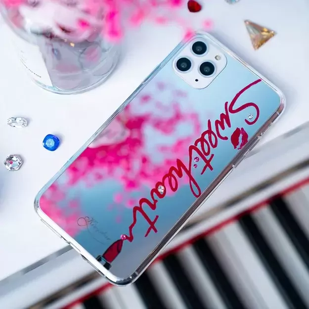 Kingxbar Angel mirror case decorated with original Swarovski crystals iPhone 11 Pro Max transparent 15