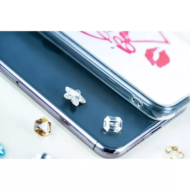 Kingxbar Angel mirror case decorated with original Swarovski crystals iPhone 11 Pro Max transparent 8