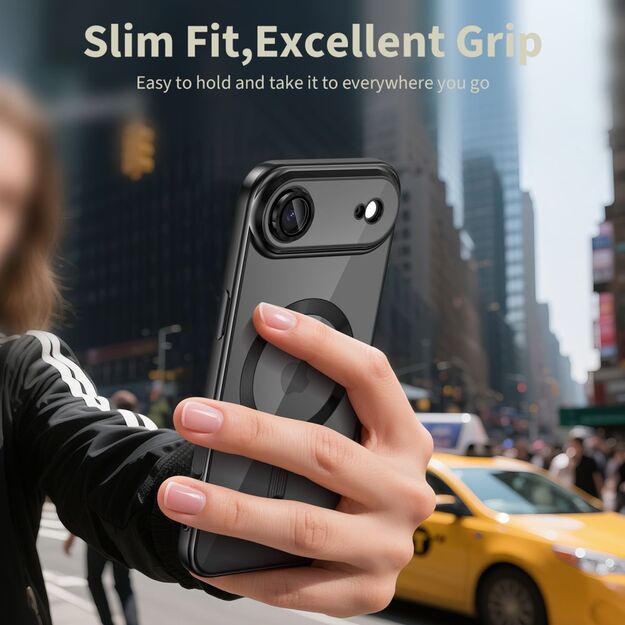 Tech-Protect MagFlex MagSafe Case for iPhone 17 Air - Clear Black 4