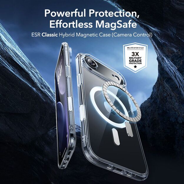 ESR Classic Hybrid MagSafe + Tempered Glass Set for iPhone 17 Air - Clear 1