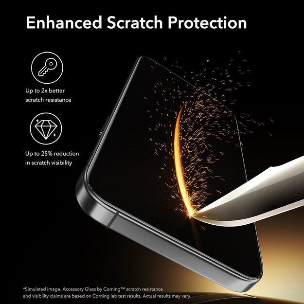 ESR UltraFit Armorite Pro Tempered Glass for iPhone 16 Pro / 17 - Transparent 6