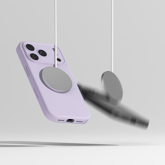 Ringke Silicone Magnetic MagSafe Case for iPhone 17 Pro Max - Purple 7