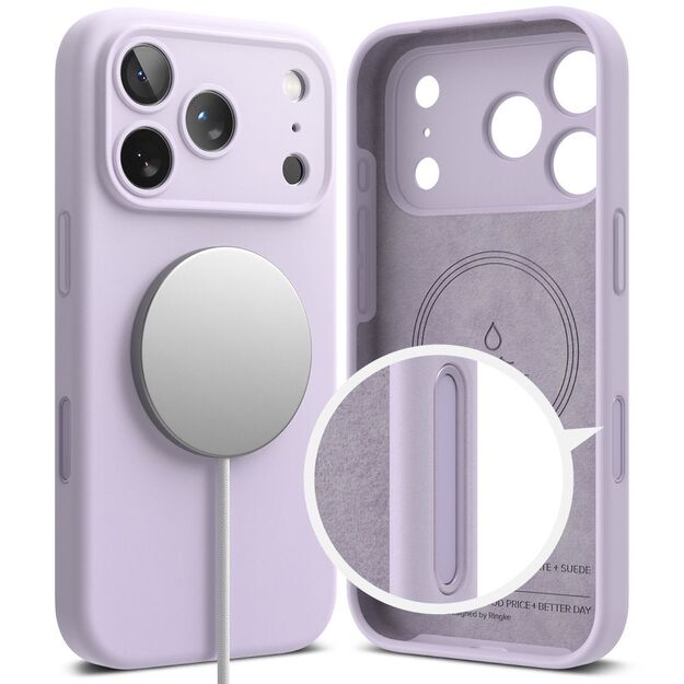 Ringke Silicone Magnetic MagSafe Case for iPhone 17 Pro Max - Purple 2