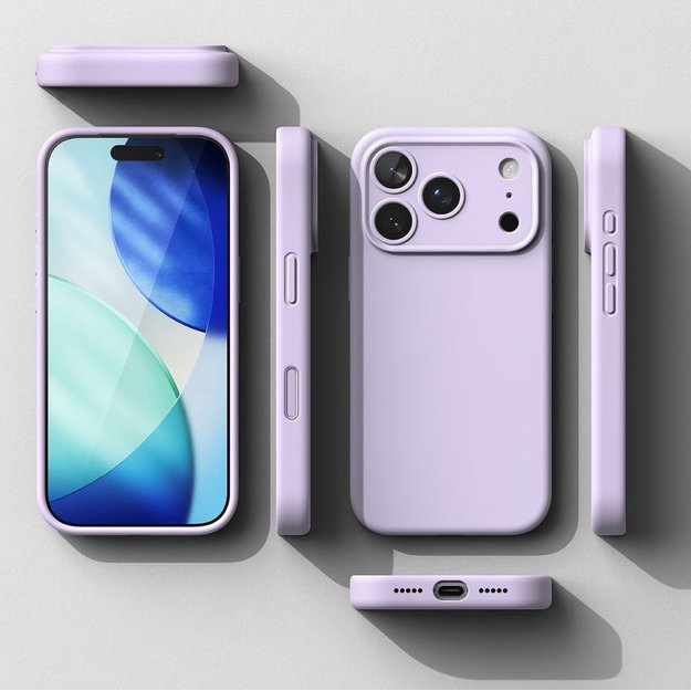 Ringke Silicone Magnetic MagSafe Case for iPhone 17 Pro Max - Purple 6