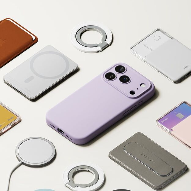 Ringke Silicone Magnetic MagSafe Case for iPhone 17 Pro Max - Purple 8