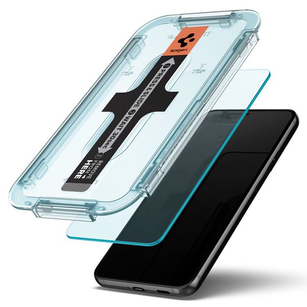 Spigen Glas.tR EZ Fit Tempered Glass for Samsung Galaxy S22 - 2 pcs. 1