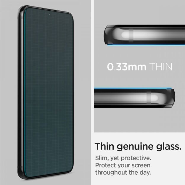 Spigen Glas.tR EZ Fit Tempered Glass for Samsung Galaxy S22 - 2 pcs. 11