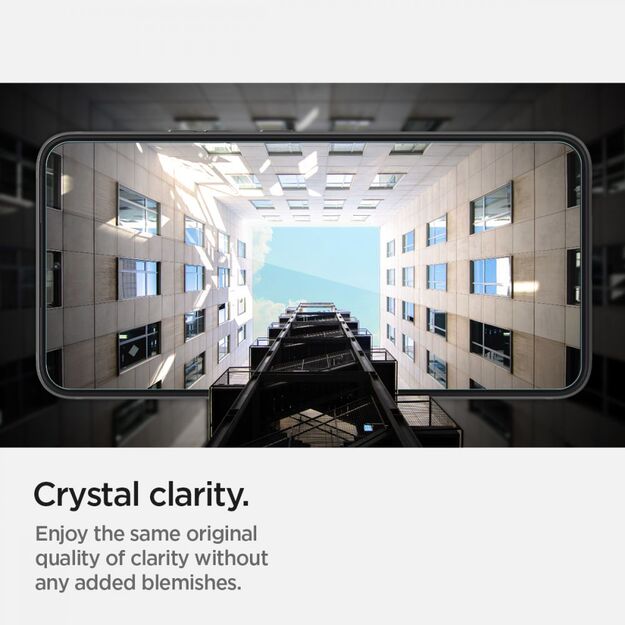 Spigen Glas.tR EZ Fit Tempered Glass for Samsung Galaxy S22 - 2 pcs. 8