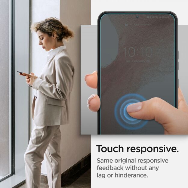 Spigen Glas.tR EZ Fit Tempered Glass for Samsung Galaxy S22 - 2 pcs. 9