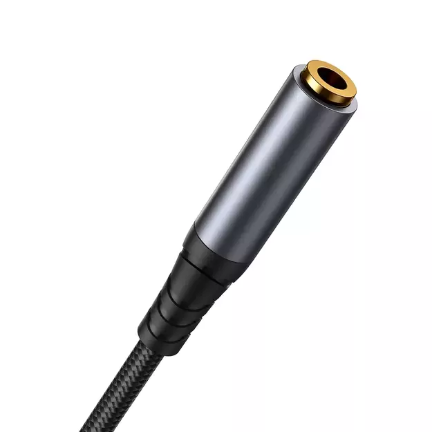 Joyroom stereo audio cable AUX 3.5 mm mini jack (male) - mini jack (female) 1.2 m black (SY-A09) 12