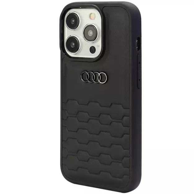 Audi GT Synthetic Leather case for iPhone 15 Pro - black 5