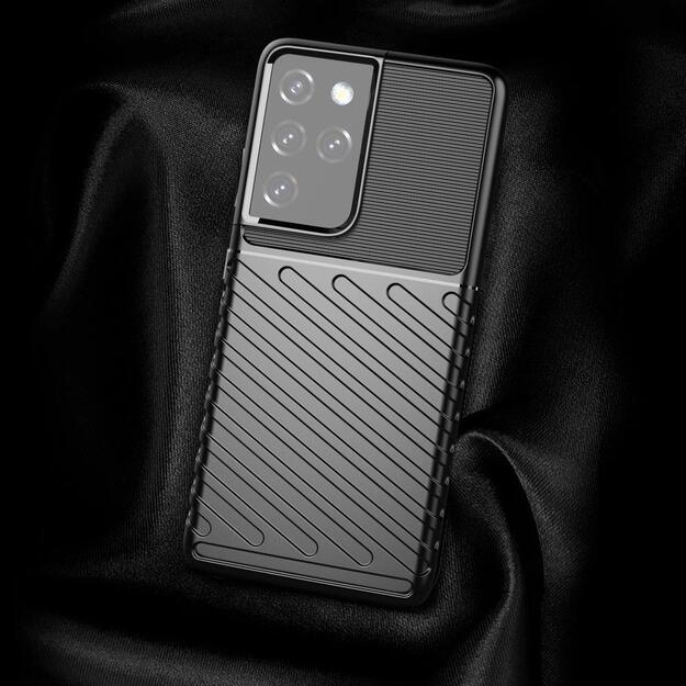 Thunder Case flexible armored cover for Samsung Galaxy S22 Ultra black 14