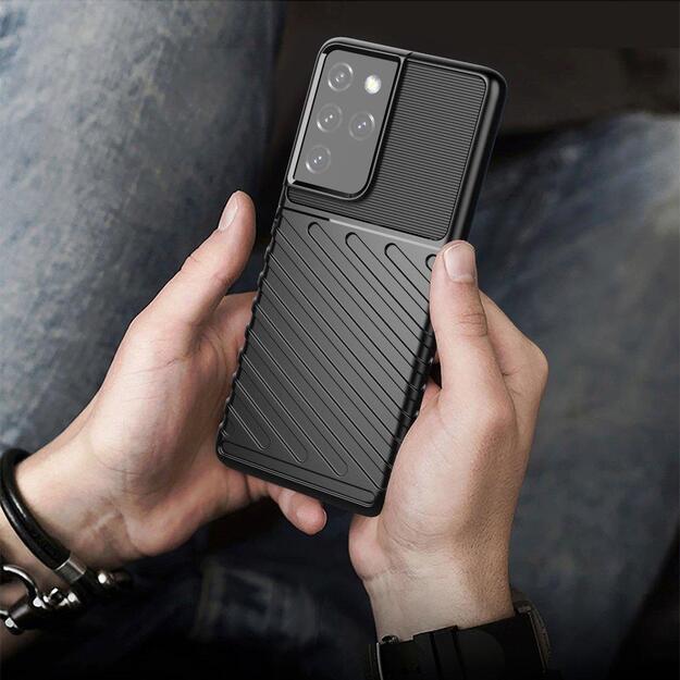 Thunder Case flexible armored cover for Samsung Galaxy S22 Ultra black 19