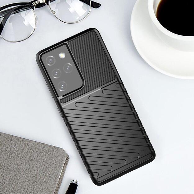 Thunder Case flexible armored cover for Samsung Galaxy S22 Ultra black 21