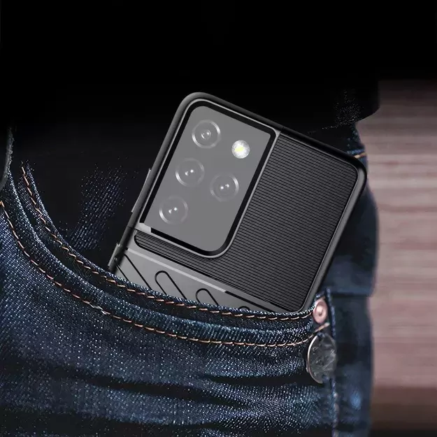 Thunder Case flexible armored cover for Samsung Galaxy S22 Ultra black 10
