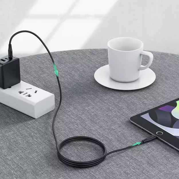 Acefast C3-01 Lightning - USB-C PD cable 30W 3A 480Mb/s 1.2m - white 6