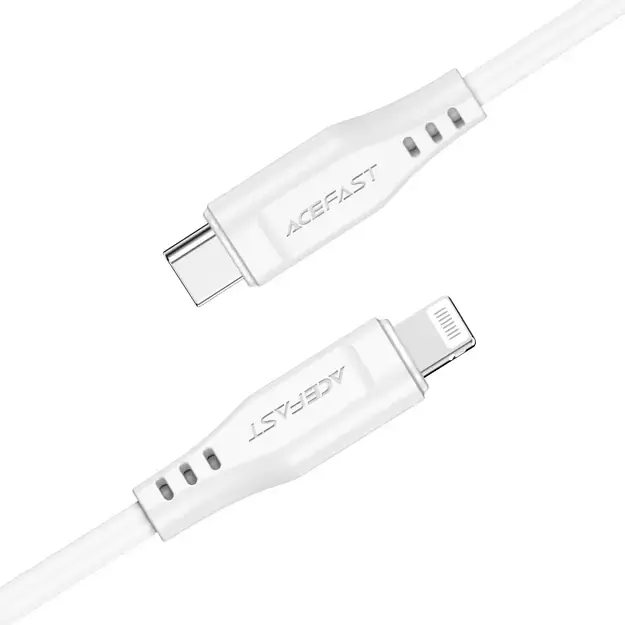 Acefast C3-01 Lightning - USB-C PD cable 30W 3A 480Mb/s 1.2m - white 1