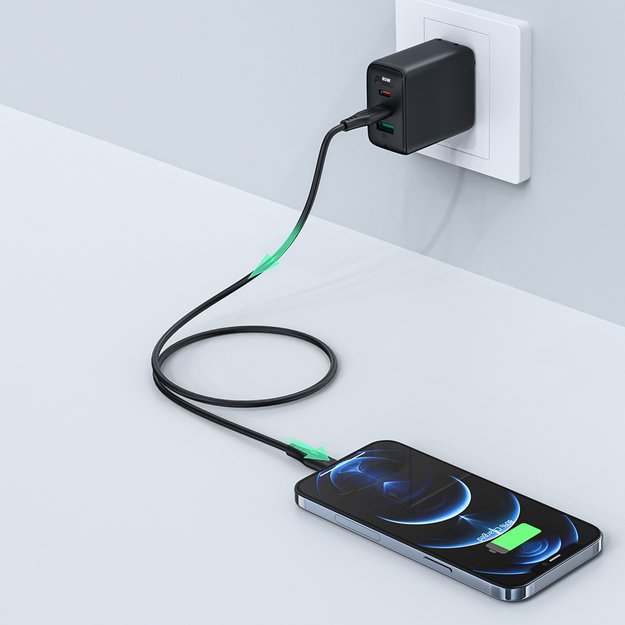 Acefast C3-01 Lightning - USB-C PD cable 30W 3A 480Mb/s 1.2m - white 20