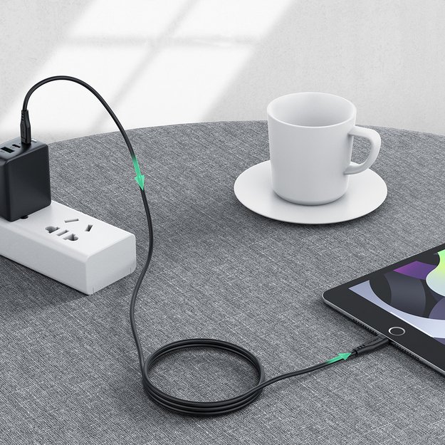 Acefast C3-01 Lightning - USB-C PD cable 30W 3A 480Mb/s 1.2m - white 17