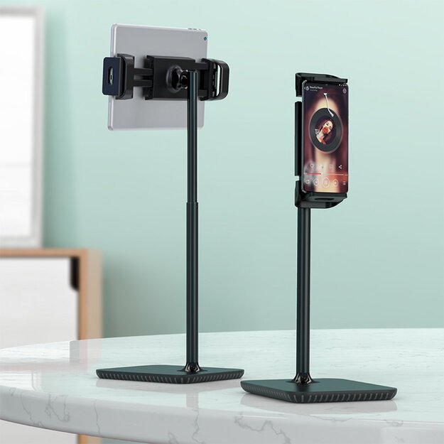 Acefast telescopic phone and tablet holder (135-230mm wide) for the desk 360 ° black (E4 black) 25