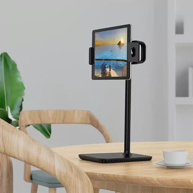 Acefast telescopic phone and tablet holder (135-230mm wide) for the desk 360 ° black (E4 black) 8