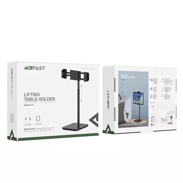 Acefast telescopic phone and tablet holder (135-230mm wide) for the desk 360 ° black (E4 black) 5