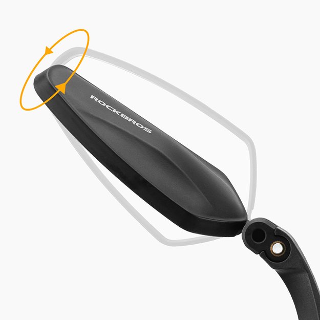Rockbros 26210001004 bicycle mirror, right, rear - black 3