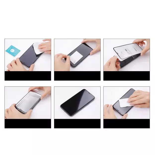 Nillkin CP+PRO ultra-thin tempered glass for the entire screen with a 0.2 mm frame 9H Xiaomi Redmi 10 black 28