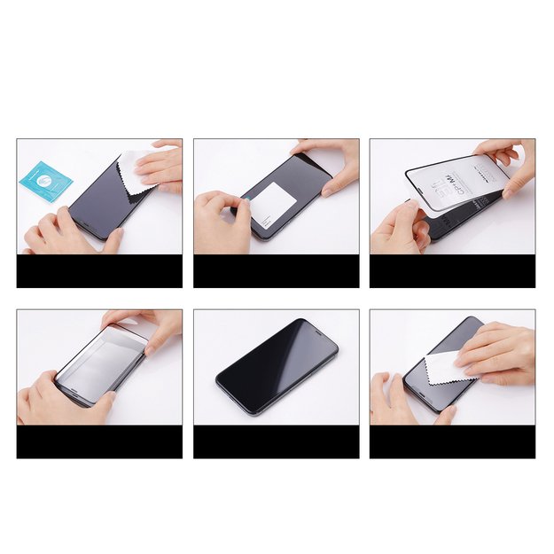 Nillkin CP+PRO ultra-thin tempered glass for the entire screen with a 0.2 mm frame 9H Xiaomi Redmi 10 black 20