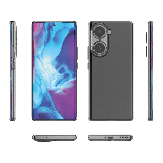 Ultra Clear 0.5mm Honor 60 gel cover transparent 6