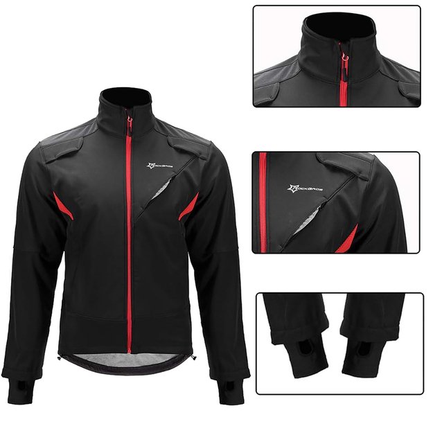 Rockbros YPW021 Windproof Cycling Sports Jacket Size XL - Black 1
