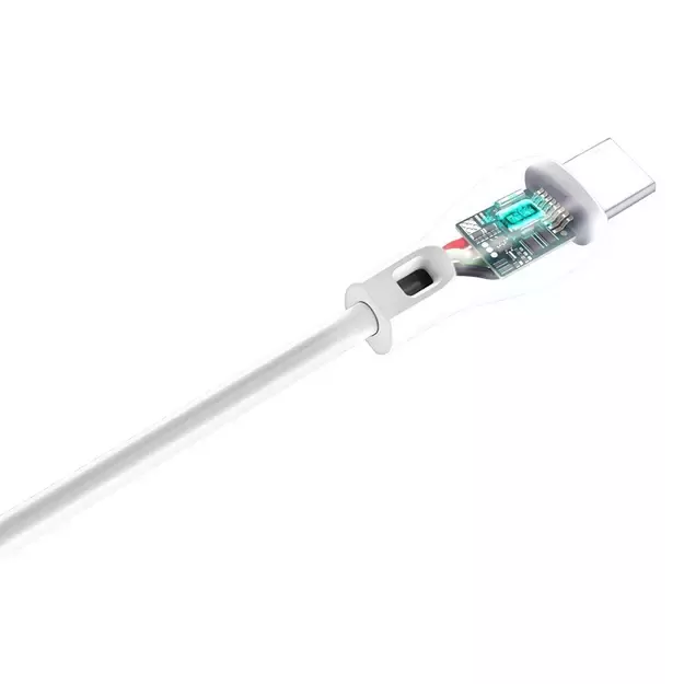 Dudao cable USB Type C 2.1A 1m white (L4T 1m white) 3