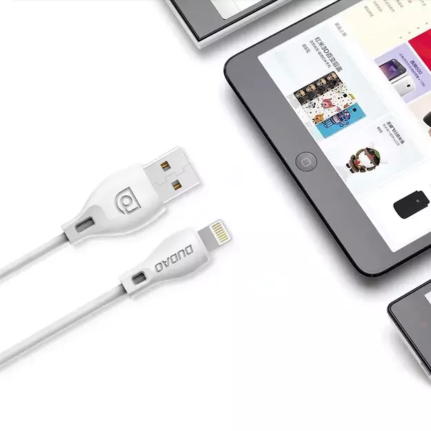 Dudao cable USB Type C 2.1A 1m white (L4T 1m white) 6