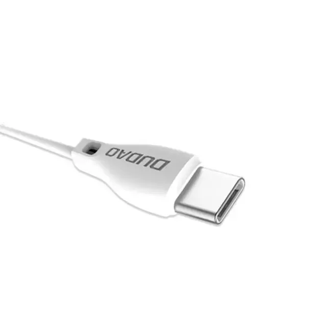 Dudao cable USB Type C 2.1A 1m white (L4T 1m white) 2