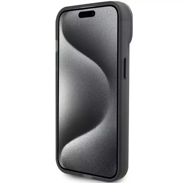 Ferrari FEHMP15SUSCAK iPhone 15 6.1&quot  black/black hardcase Ring Stand 2023 Collection MagSafe 3