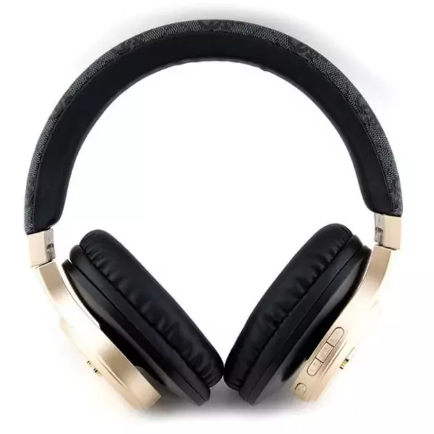 Guess Bluetooth on-ear headphones GUBH604GEMK black/black 4G Script 5