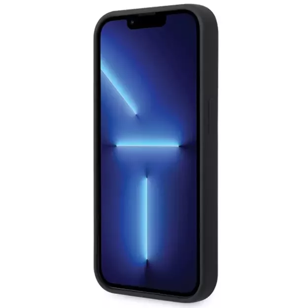 BMW Silicone Metal Logo iPhone 15 Pro Max Case - Black 4